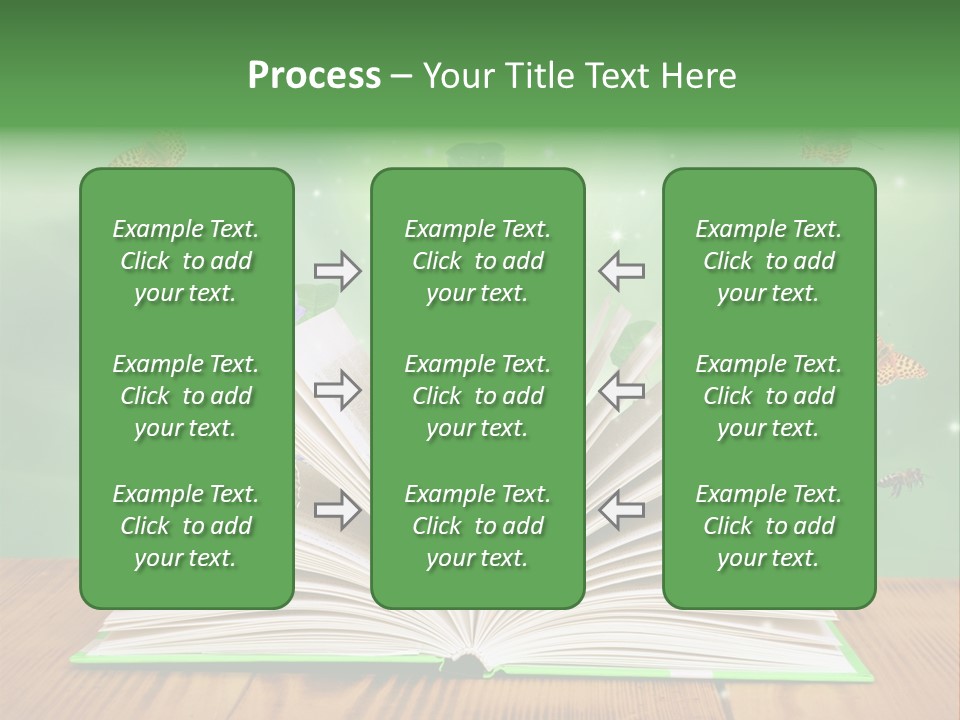Studying Flower Space PowerPoint Template