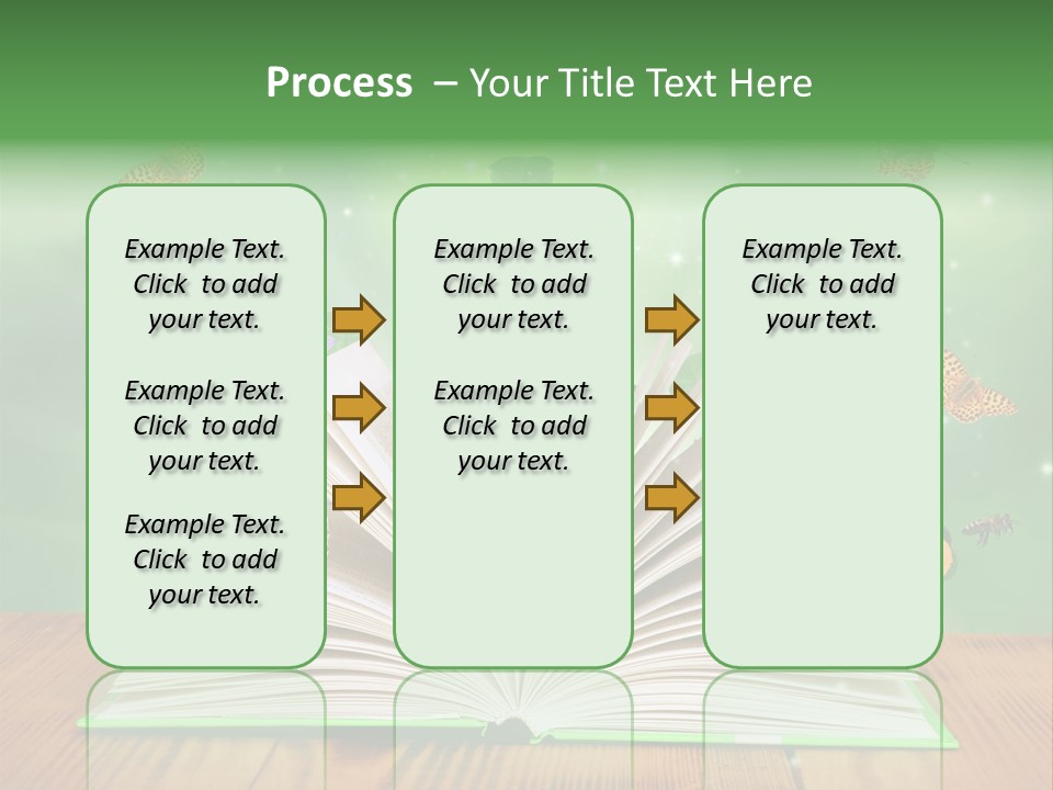 Studying Flower Space PowerPoint Template