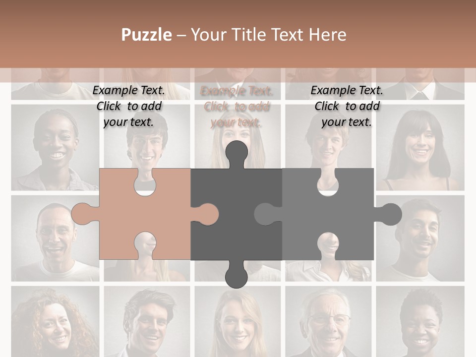 Business Happiness Work PowerPoint Template