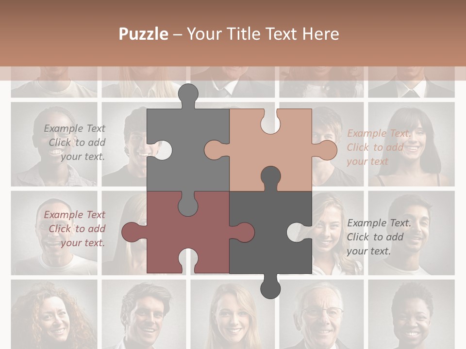 Business Happiness Work PowerPoint Template