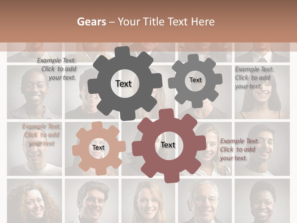 Business Happiness Work PowerPoint Template