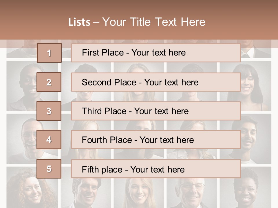 Business Happiness Work PowerPoint Template