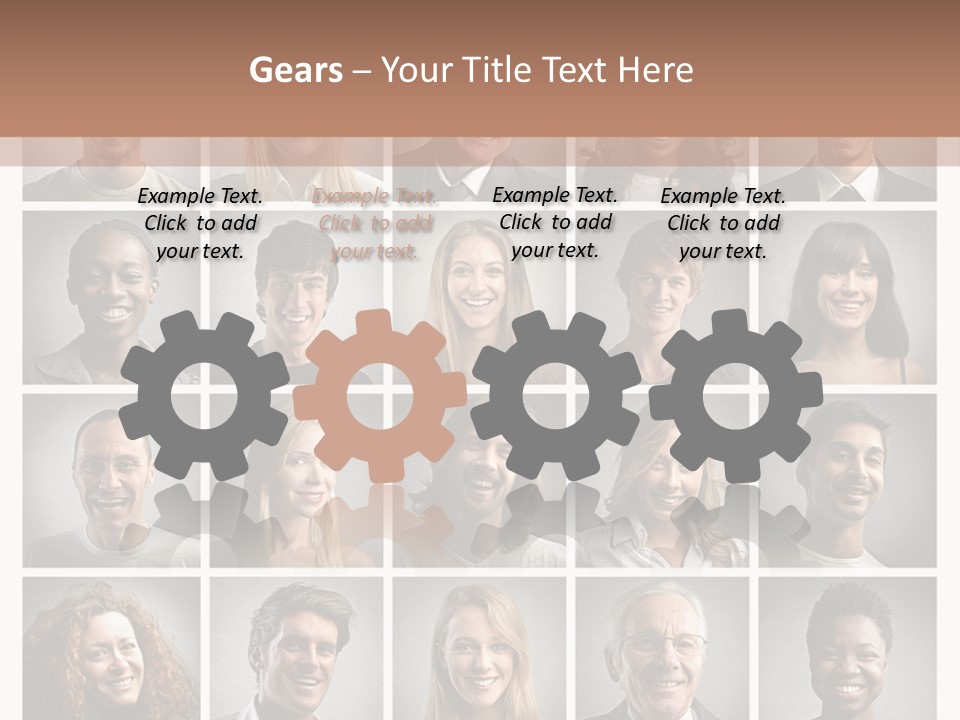 Business Happiness Work PowerPoint Template