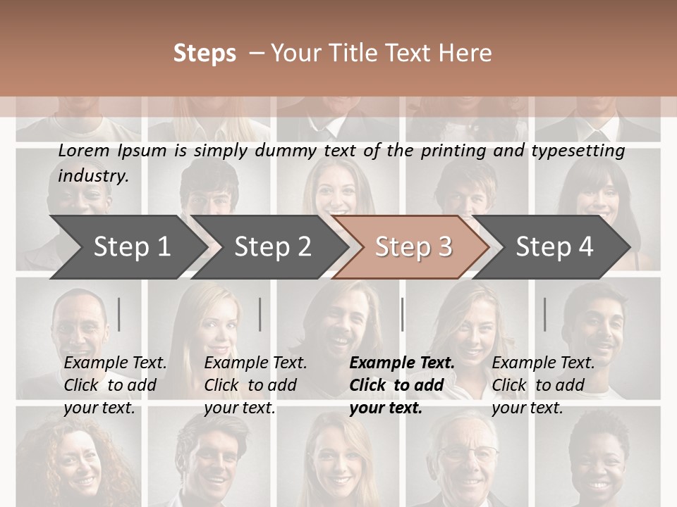 Business Happiness Work PowerPoint Template