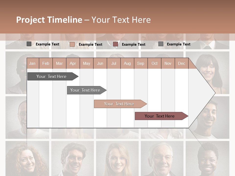 Business Happiness Work PowerPoint Template