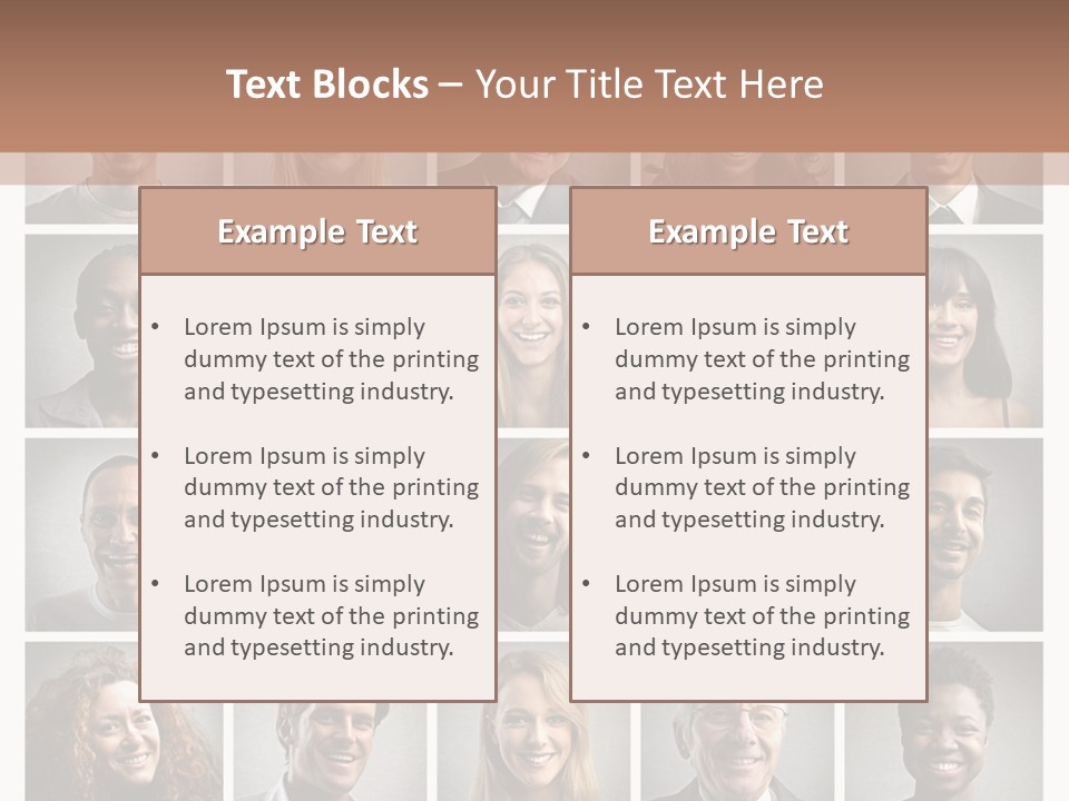 Business Happiness Work PowerPoint Template