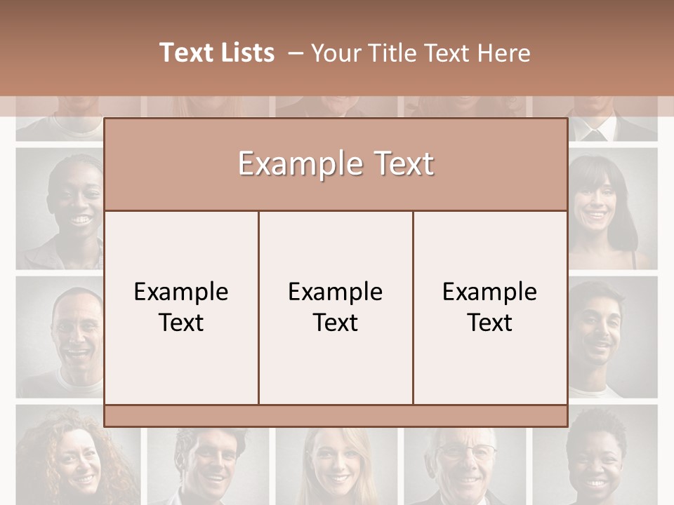Business Happiness Work PowerPoint Template