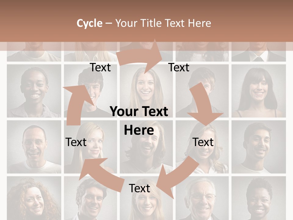 Business Happiness Work PowerPoint Template