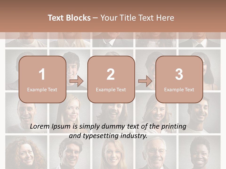 Business Happiness Work PowerPoint Template