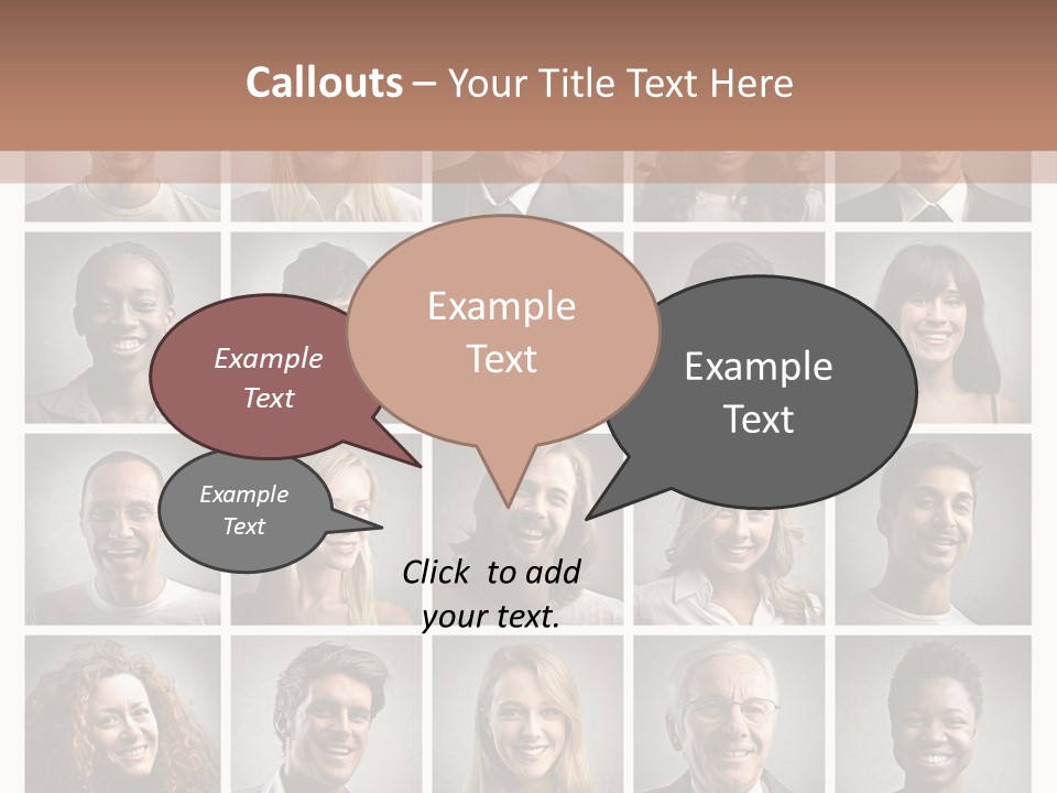Business Happiness Work PowerPoint Template