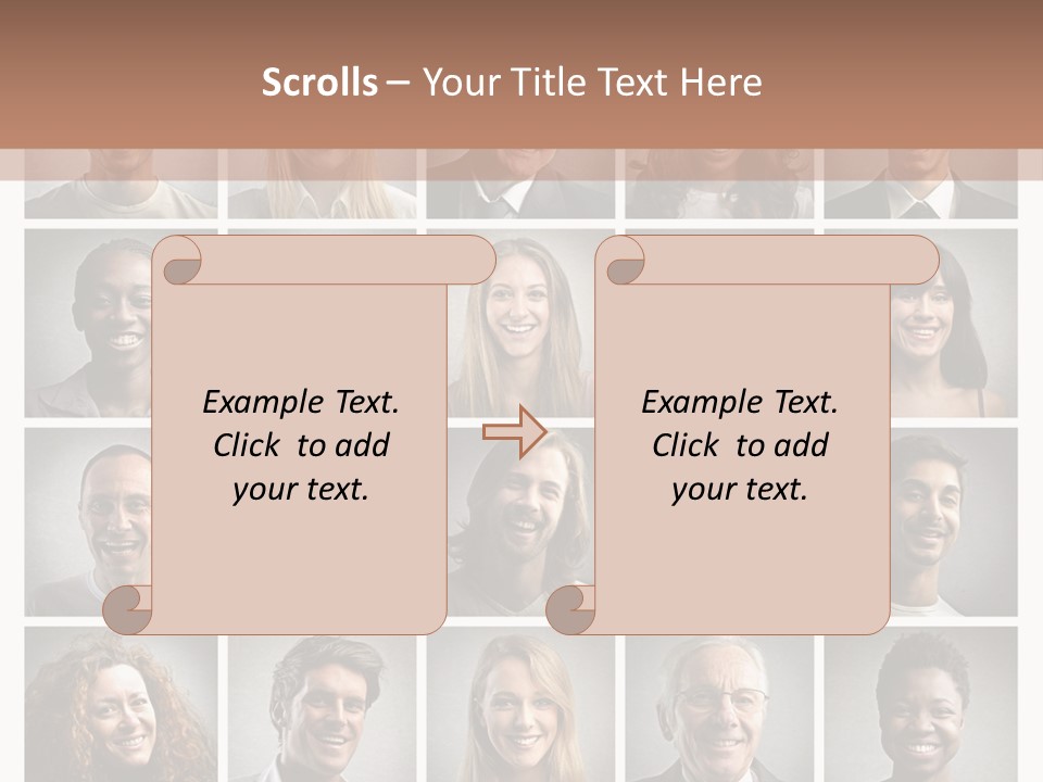 Business Happiness Work PowerPoint Template