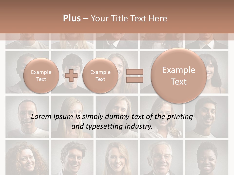 Business Happiness Work PowerPoint Template