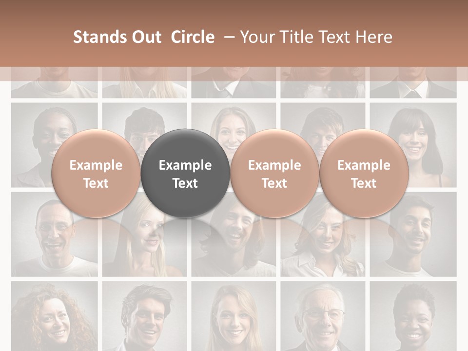 Business Happiness Work PowerPoint Template