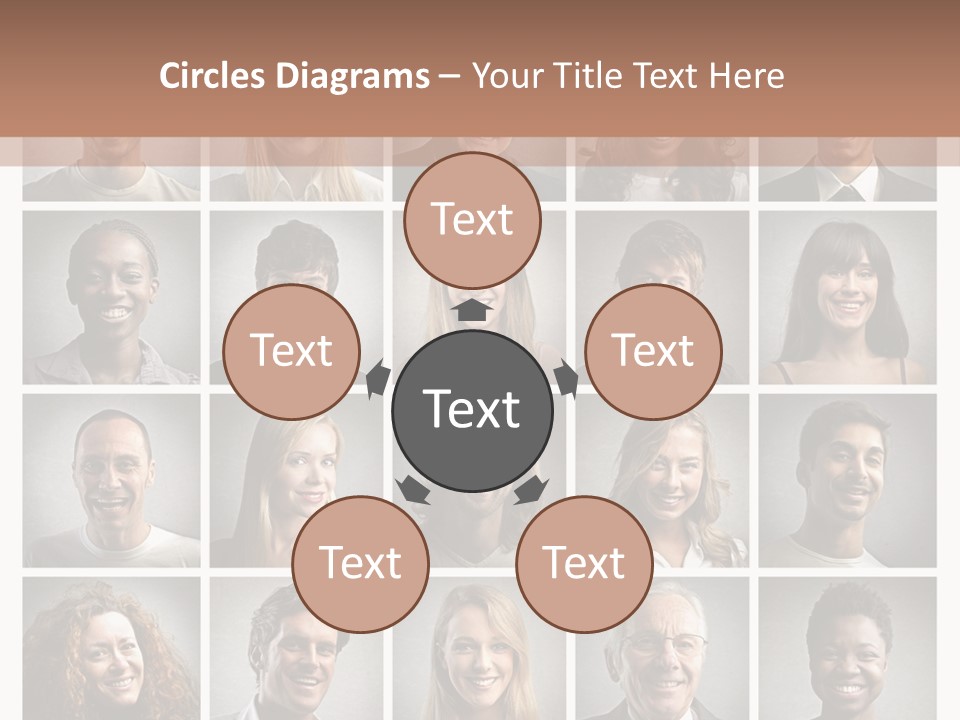 Business Happiness Work PowerPoint Template