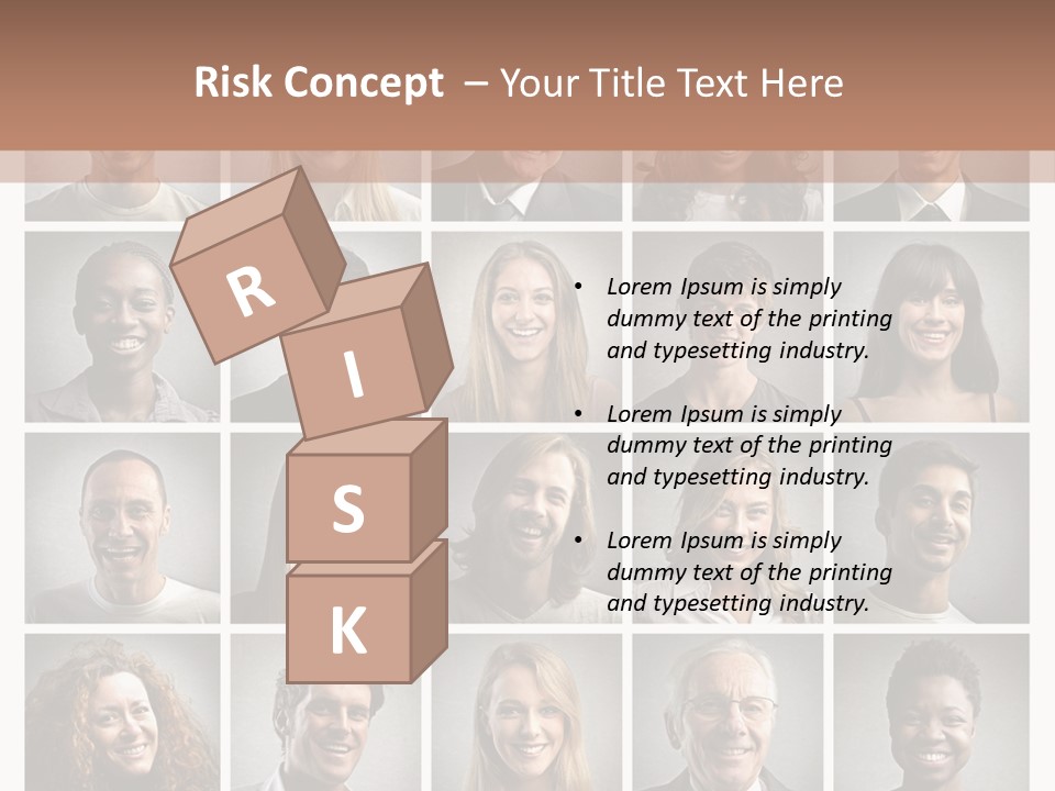 Business Happiness Work PowerPoint Template