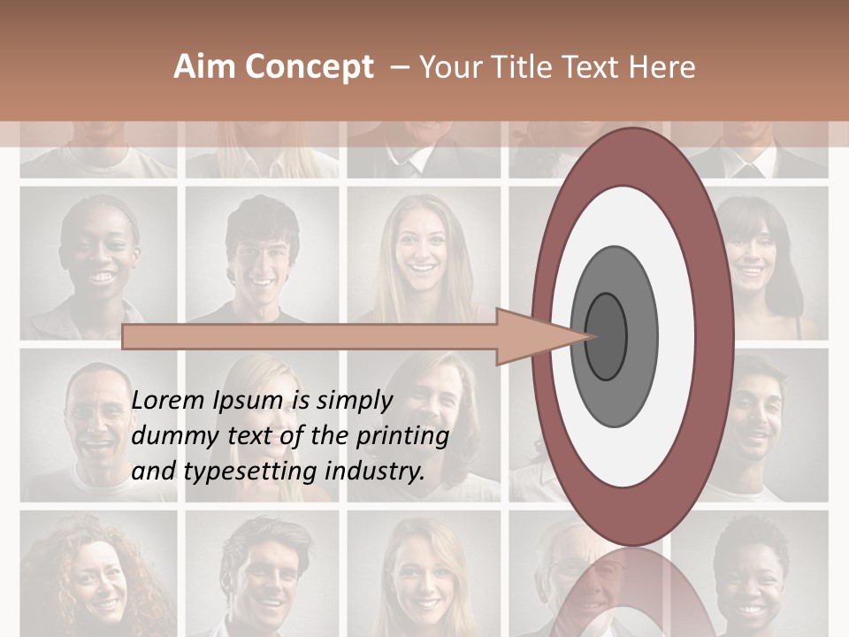 Business Happiness Work PowerPoint Template