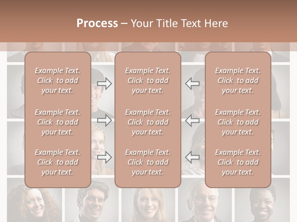 Business Happiness Work PowerPoint Template