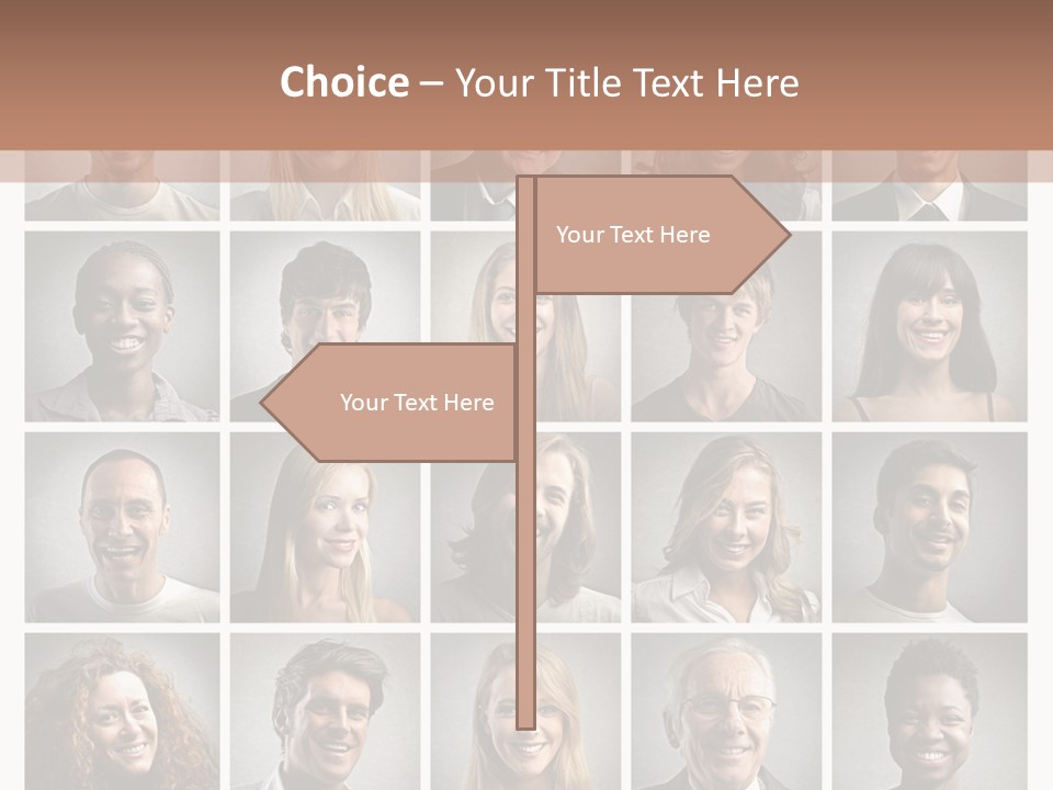 Business Happiness Work PowerPoint Template