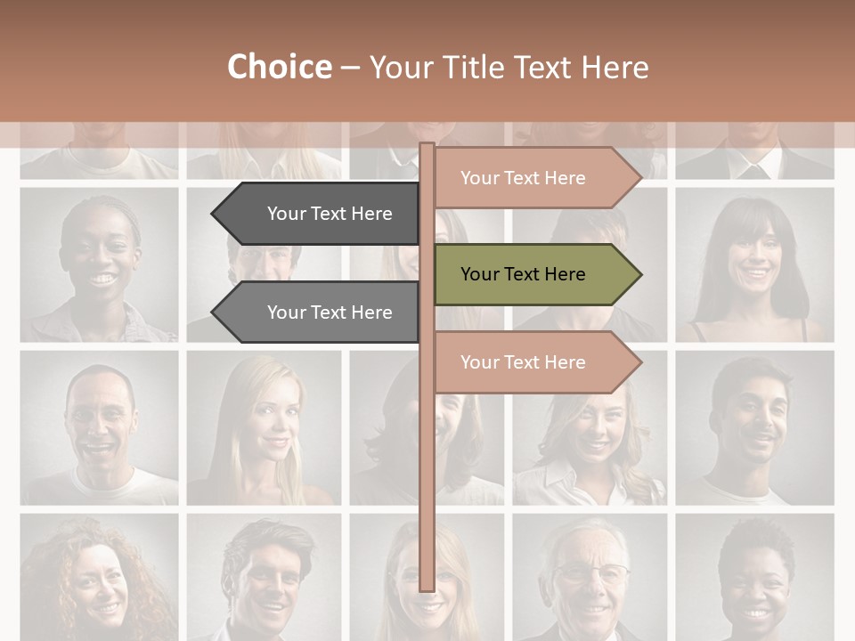 Business Happiness Work PowerPoint Template