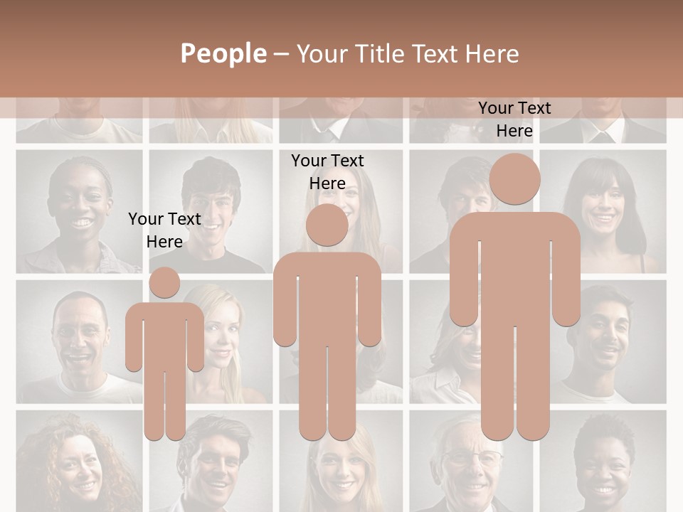 Business Happiness Work PowerPoint Template