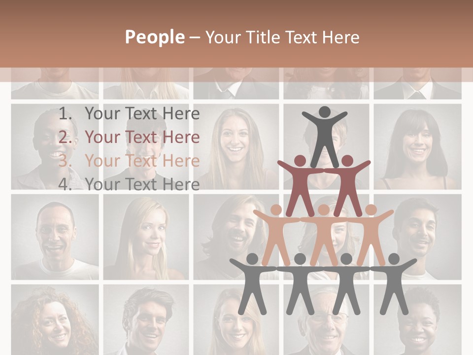 Business Happiness Work PowerPoint Template