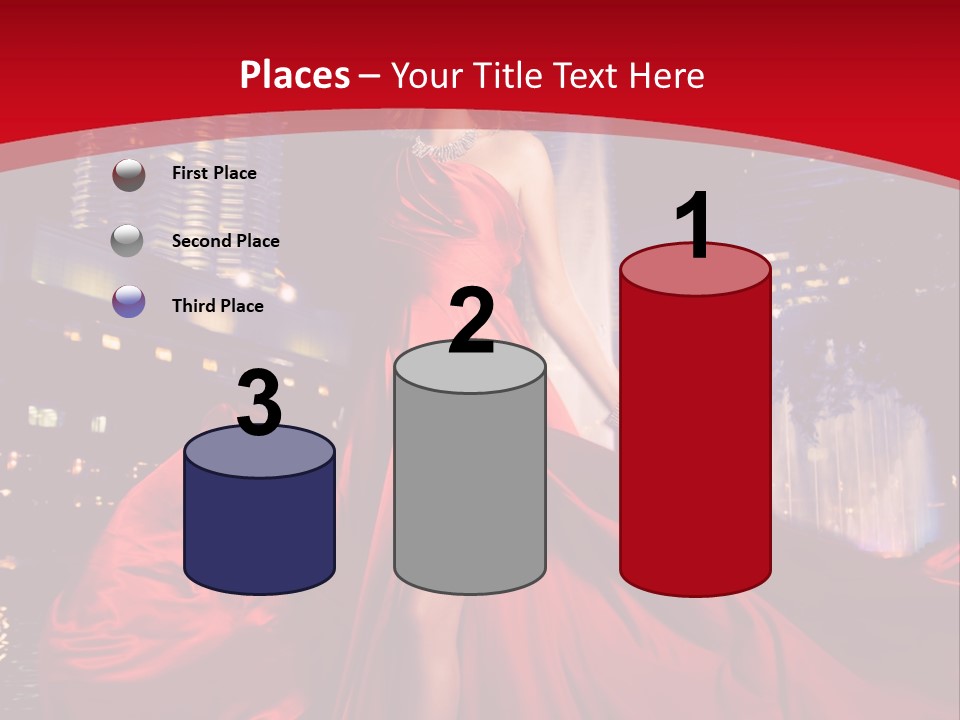 Background Skyscraper Person PowerPoint Template