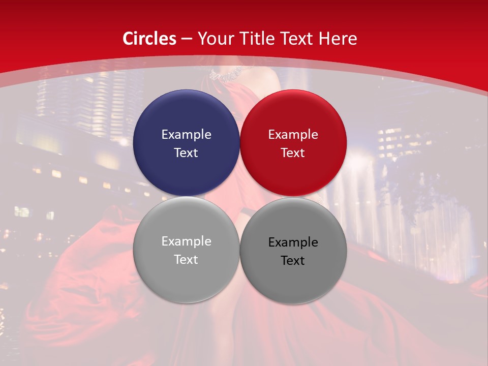 Background Skyscraper Person PowerPoint Template