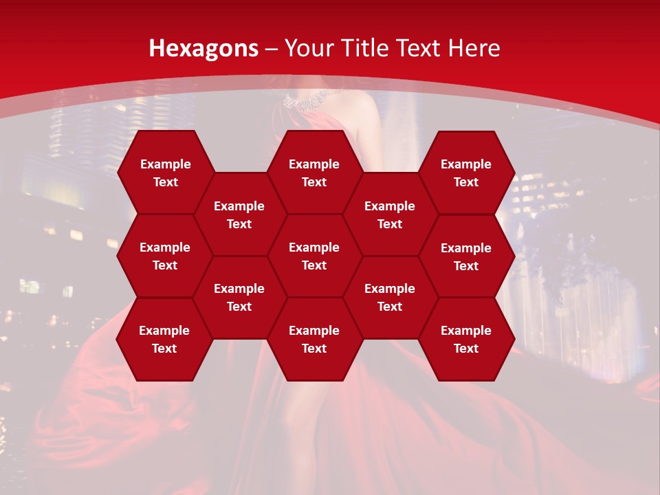 Background Skyscraper Person PowerPoint Template