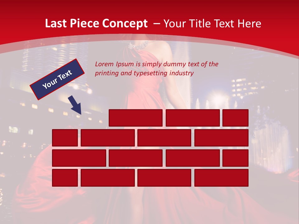 Background Skyscraper Person PowerPoint Template