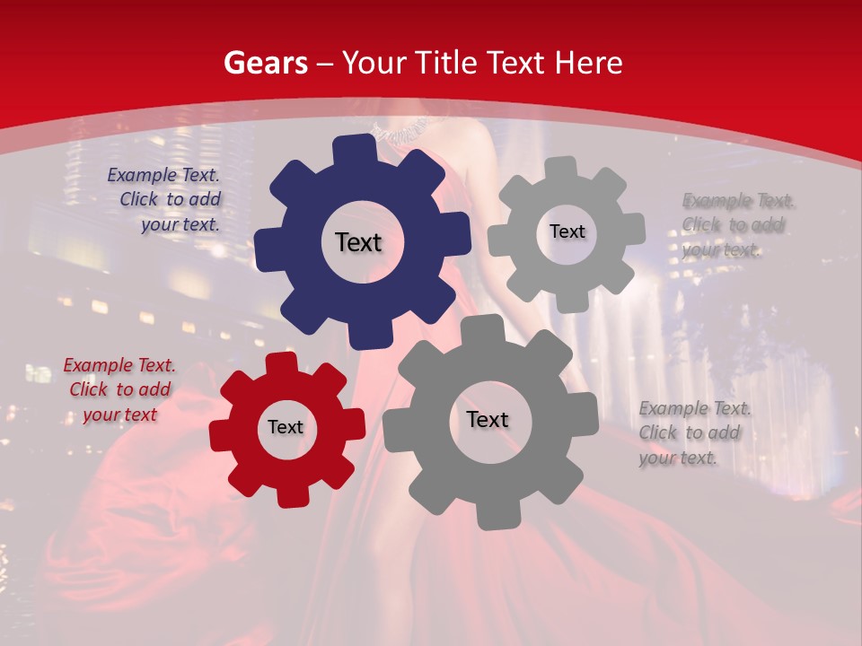 Background Skyscraper Person PowerPoint Template