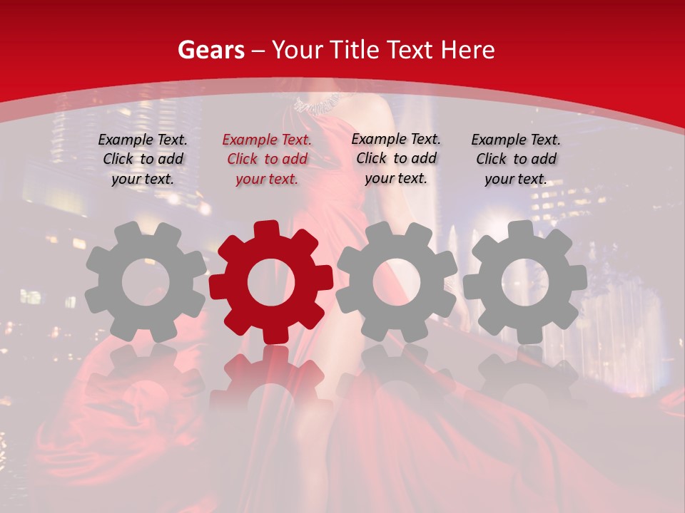 Background Skyscraper Person PowerPoint Template