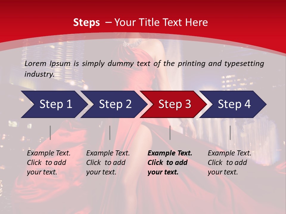 Background Skyscraper Person PowerPoint Template
