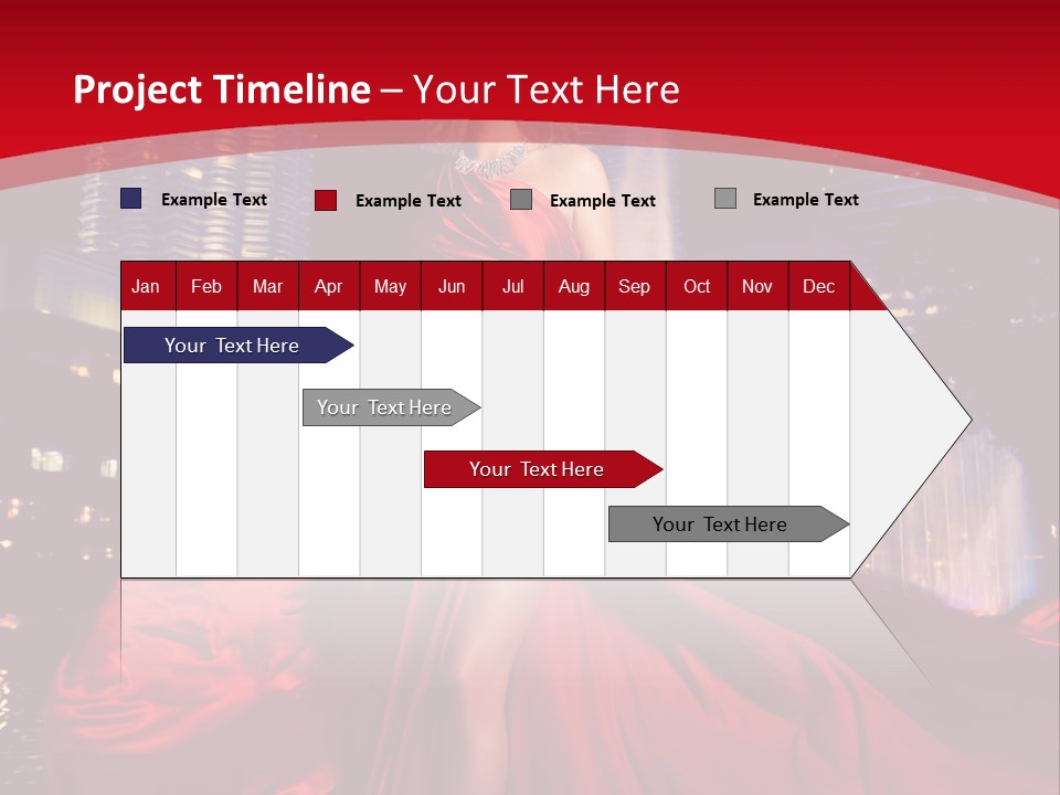 Background Skyscraper Person PowerPoint Template