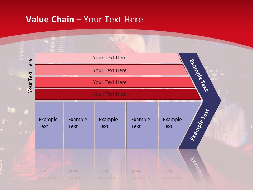 Background Skyscraper Person PowerPoint Template