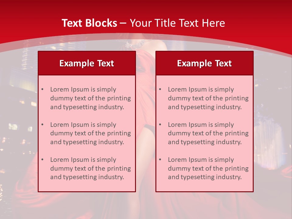 Background Skyscraper Person PowerPoint Template