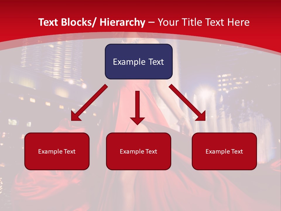 Background Skyscraper Person PowerPoint Template