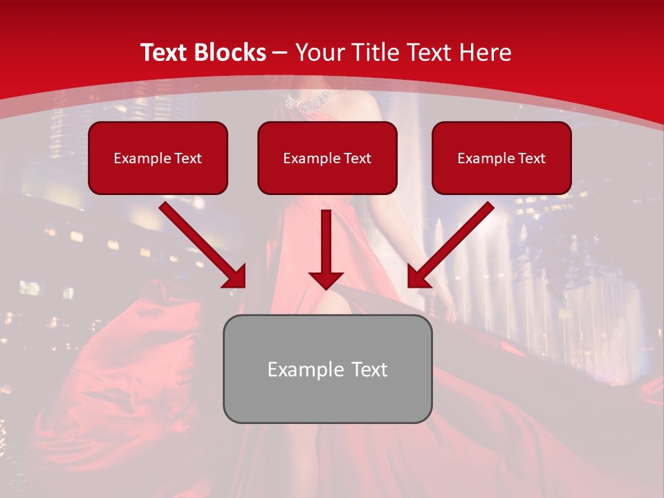 Background Skyscraper Person PowerPoint Template