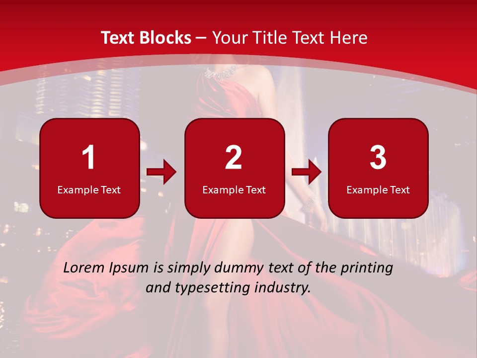 Background Skyscraper Person PowerPoint Template