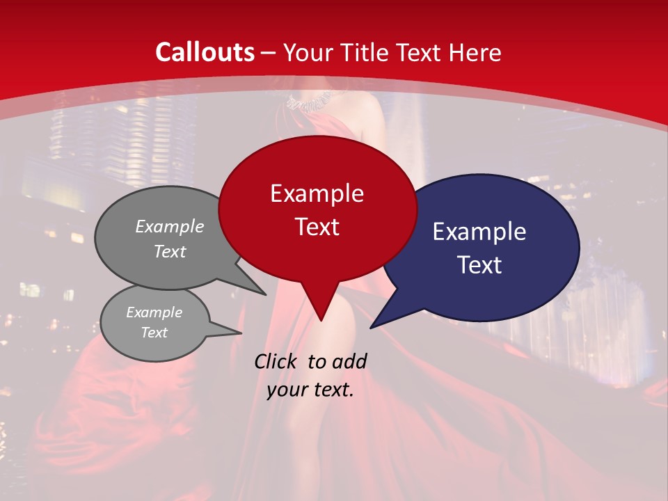 Background Skyscraper Person PowerPoint Template