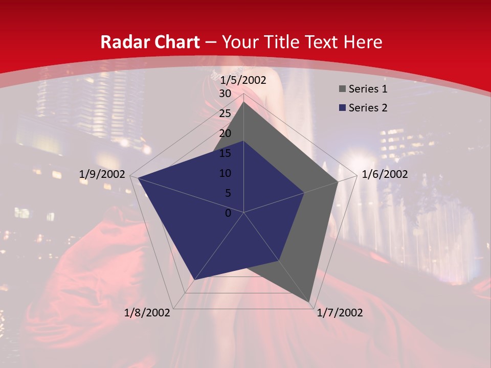 Background Skyscraper Person PowerPoint Template