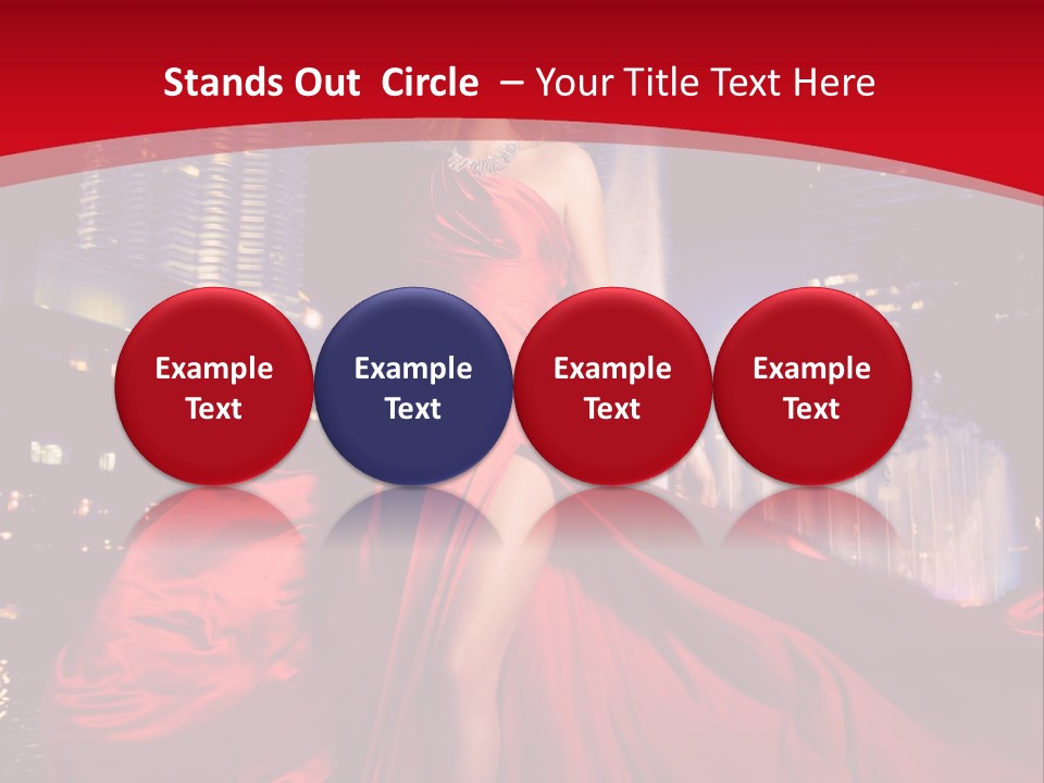 Background Skyscraper Person PowerPoint Template