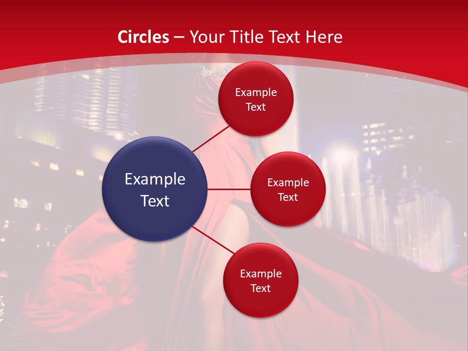 Background Skyscraper Person PowerPoint Template