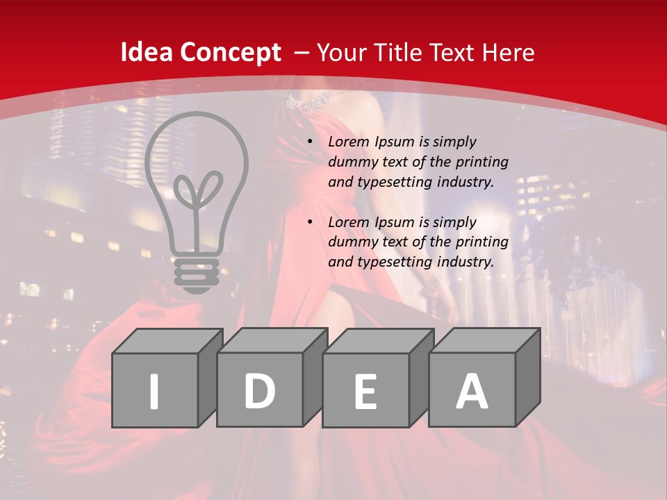 Background Skyscraper Person PowerPoint Template