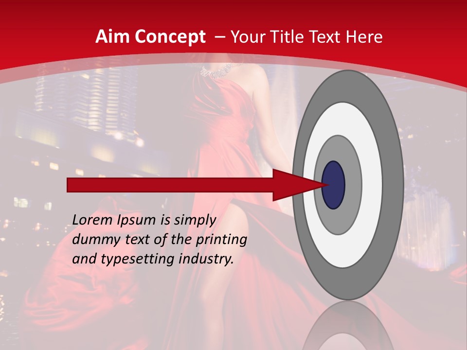 Background Skyscraper Person PowerPoint Template