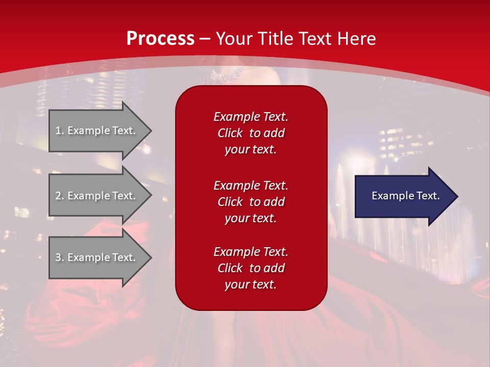 Background Skyscraper Person PowerPoint Template
