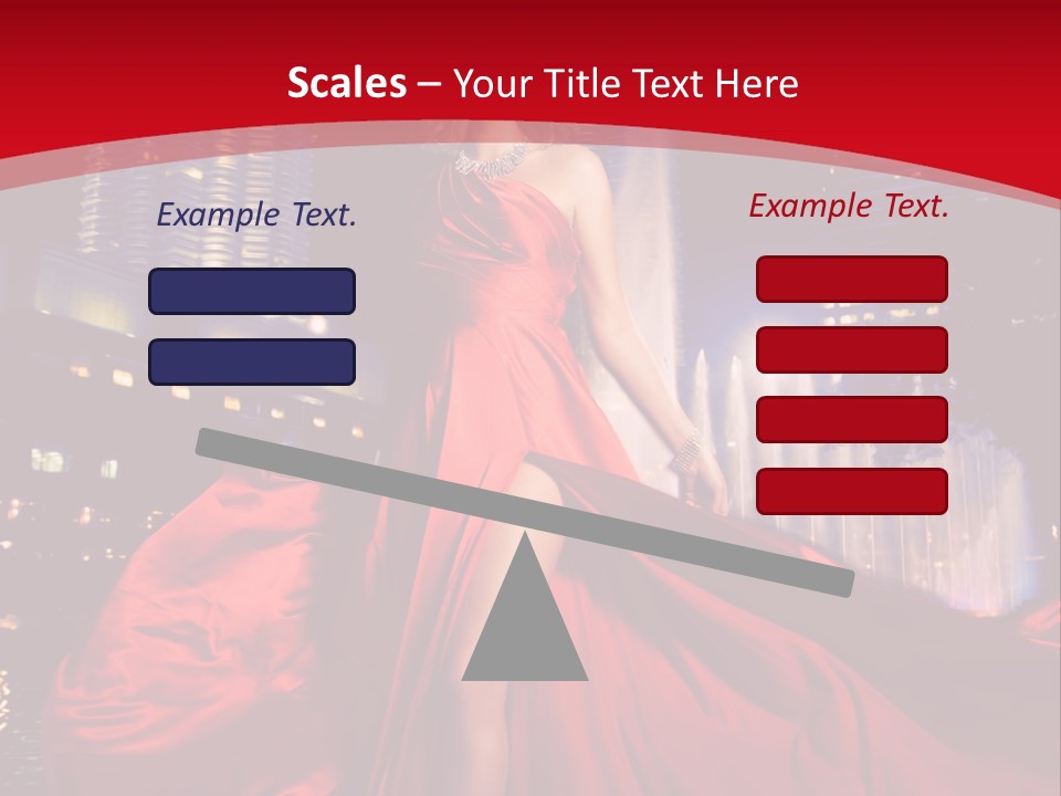 Background Skyscraper Person PowerPoint Template