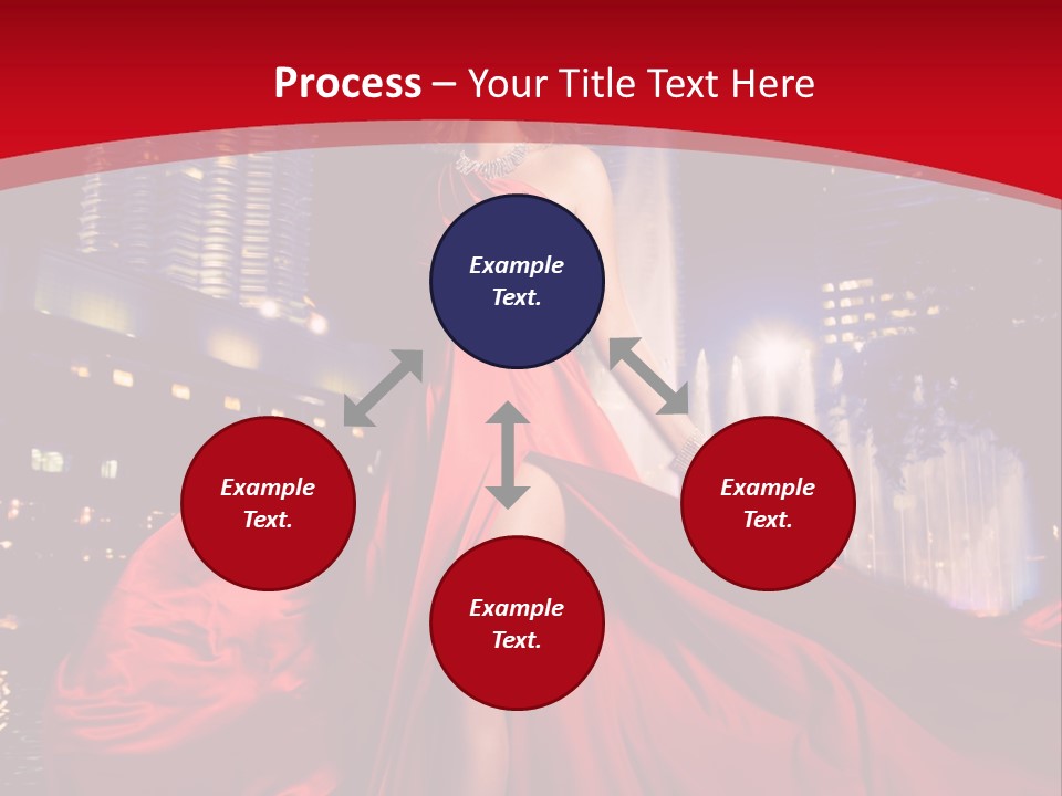 Background Skyscraper Person PowerPoint Template