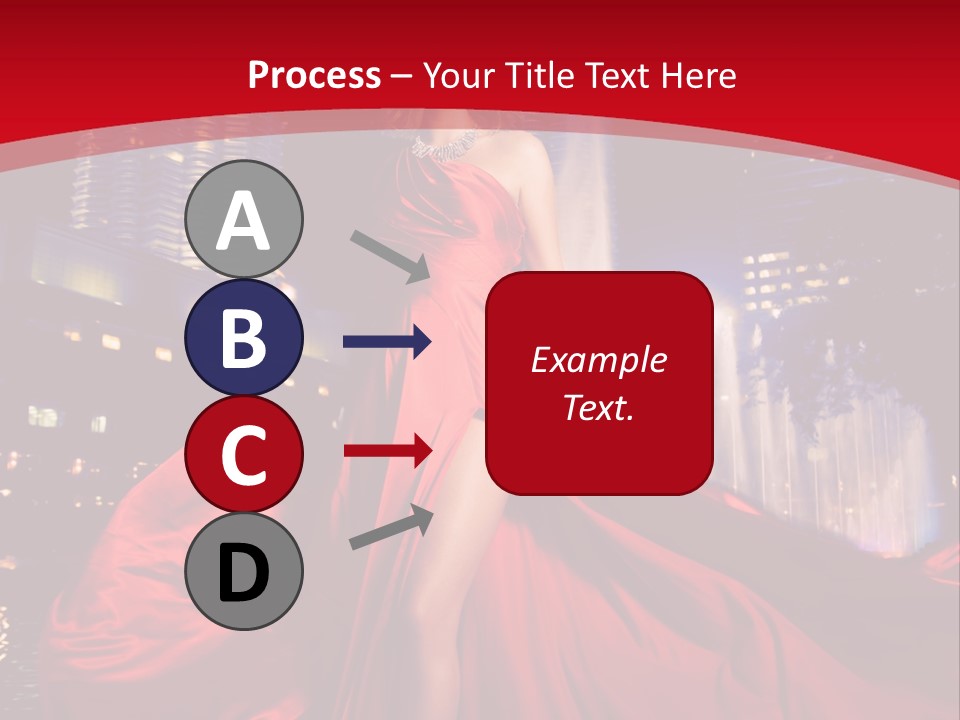 Background Skyscraper Person PowerPoint Template