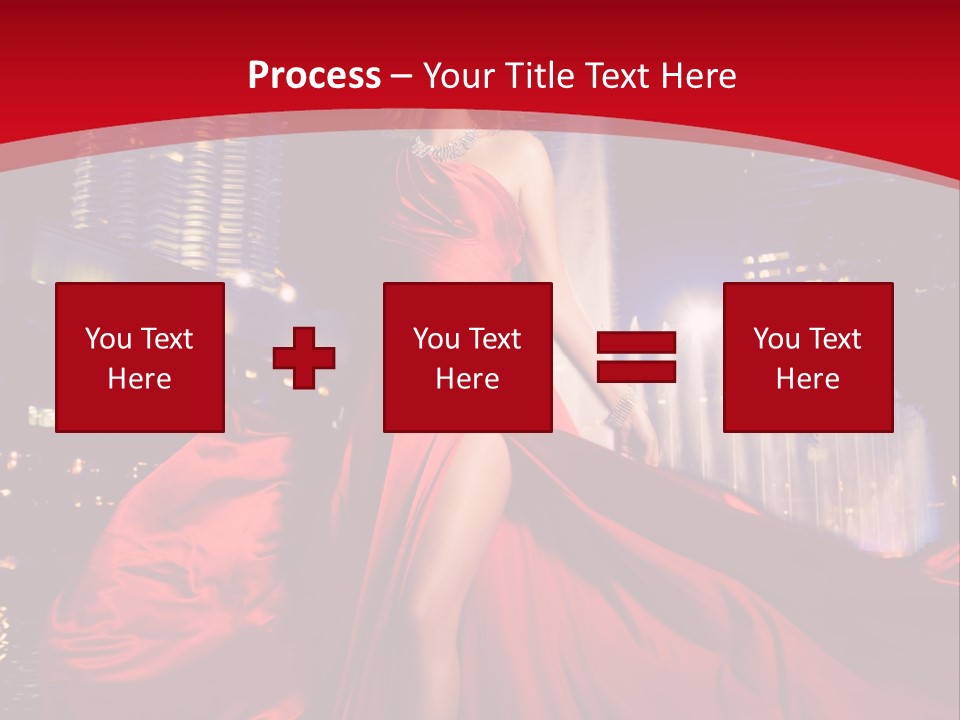 Background Skyscraper Person PowerPoint Template