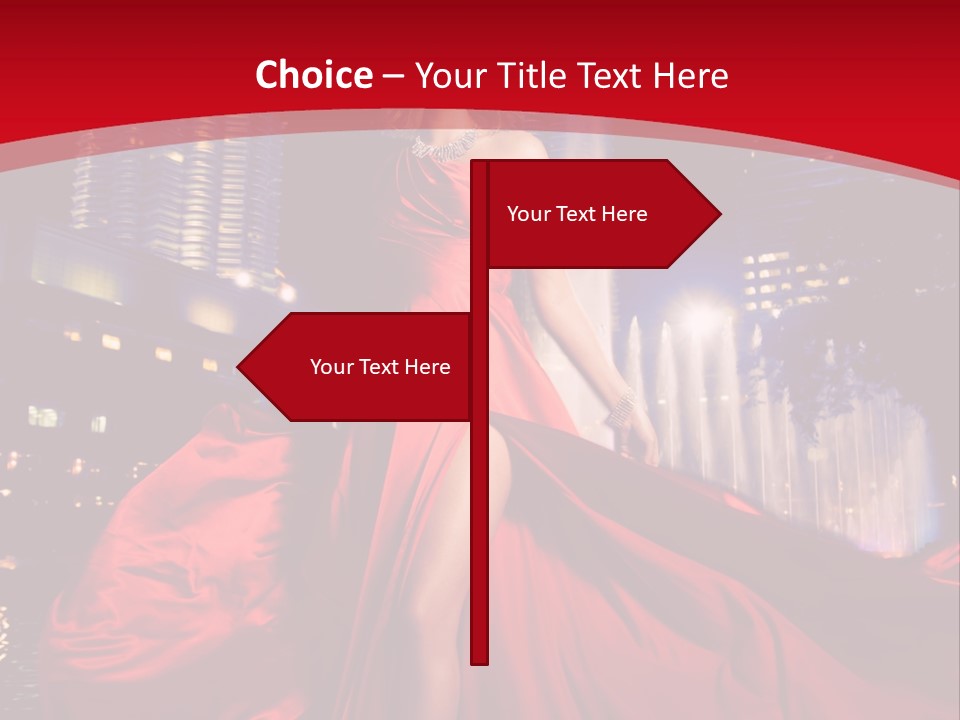 Background Skyscraper Person PowerPoint Template